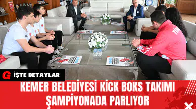 Kemer Belediyesi Kick Boks Takımı Şampiyonada Parlıyor