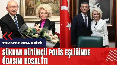 TBMM'de oda krizi! Şükran Kütükçü polis eşliğinde odasını boşalttı