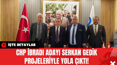 CHP İbradı Adayı Serkan Gedik Projeleriyle Yola Çıktı!