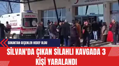 Silvan'da Çıkan Silahlı Kavgada 3 Kişi Yaralandı