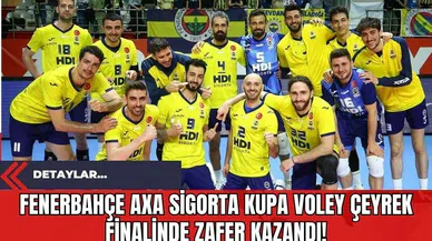 Fenerbahçe AXA Sigorta Kupa Voley Çeyrek Finalinde Zafer Kazandı