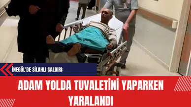 İnegöl'de Silahlı Saldırı: Adam Yolda Tuvaletini Yaparken Yaralandı