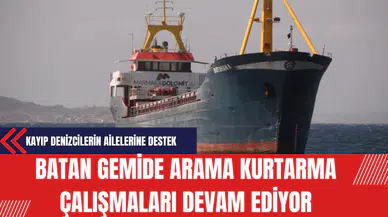 Batan Gemide Arama Kurtarma Çalışmaları Devam Ediyor