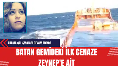 Batan Gemideki ilk cenaze Zeynep'e Ait