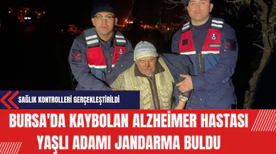 Bursa'da Kaybolan Alzheimer Hastası Yaşlı Adamı Jandarma Buldu
