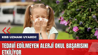KBB uzmanı uyardı! Tedavi edilmeyen alerji okul başarısını etkiliyor