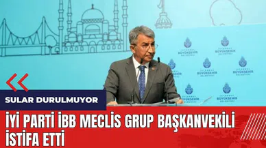 İYİ Parti İBB Meclis Grup Başkanvekili istifa etti