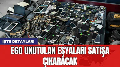 EGO unutulan eşyaları satışa çıkaracak