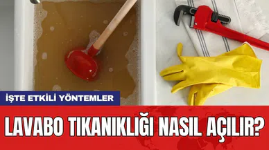 Lavabo tıkanıklığı nasıl açılır? İşte etkili yöntemler