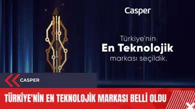 Türkiye'nin En Teknolojik Markası belli oldu