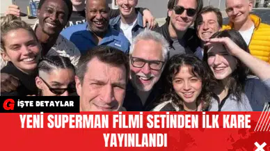 Yeni Superman Filmi Setinden İlk Kare Yayınlandı