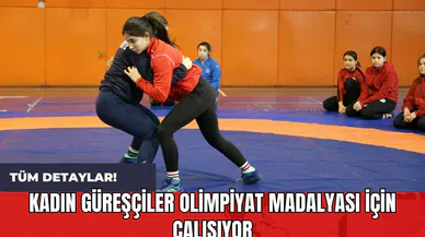 Kadın Güreşçiler Olimpiyat Madalyası İçin Çalışıyor
