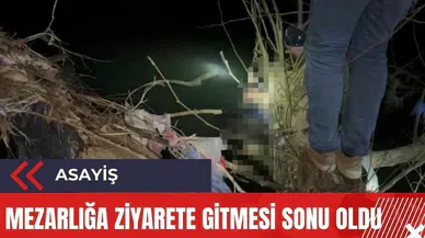 Mezarlık ziyareti için evden çıkan yaşlı adam çayda ölü bulundu