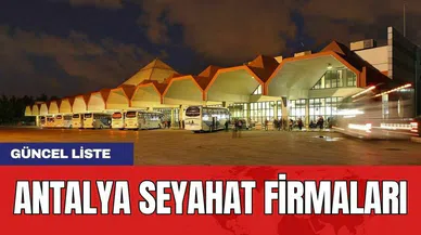 Antalya seyahat firmaları