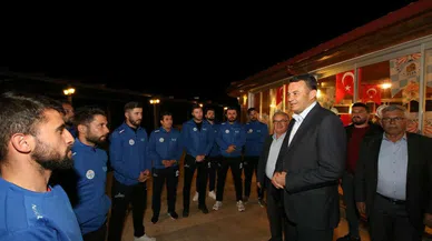 BAŞKAN ULUTAŞ SPORCULARLA BERABER