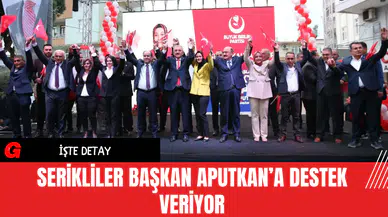 Serikliler Başkan Aputkan’a Destek Veriyor
