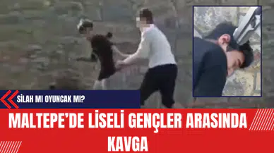 Maltepe’de Liseli Gençler Arasında Kavga: Silah mı Oyuncak mı?