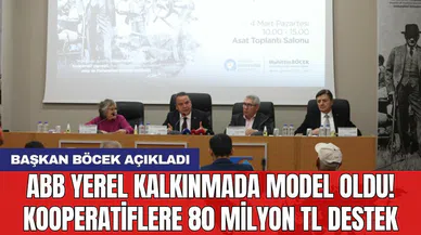Başkan Böcek açıkladı: Kooperatiflere 80 milyon TL destek