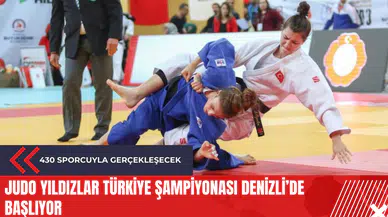 Judo Yıldızlar Türkiye Şampiyonası Denizli’de başlıyor