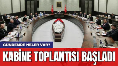 Kabine toplantısı başladı