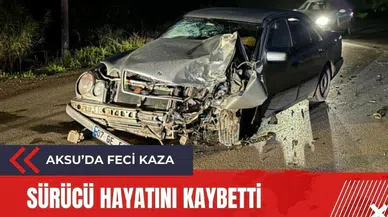 Antalya'da otomobil ile çarpışan motosikletin sürücüsü hayatını kaybetti