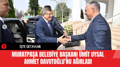 Muratpaşa Belediye Başkanı Ümit Uysal Ahmet Davutoğlu’nu Ağırladı