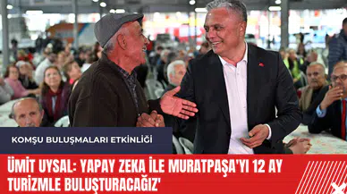 Ümit Uysal: Yapay zeka ile Muratpaşa'yı 12 ay turizmle buluşturacağız'