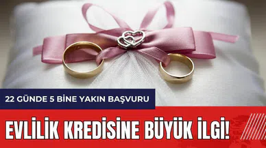 Evlilik kredisine büyük ilgi! İşte başvuru şartları