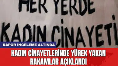 Kadın cinayetlerinde yürek yakan rakamlar açıklandı