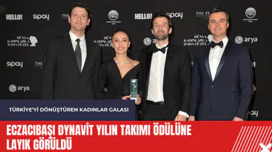 Eczacıbaşı Dynavit Yılın Takımı ödülüne layık görüldü