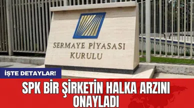 SPK bir şirketin halka arzını onayladı