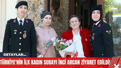 Türkiye'nin İlk Kadın Subayı İnci Arcan Ziyaret Edildi!