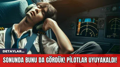 Sonunda Bunu da Gördük! Pilotlar Uyuyakaldı!