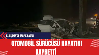 Eskişehir'de Trafik Kazası: Otomobil Sürücüsü Hayatını Kaybetti