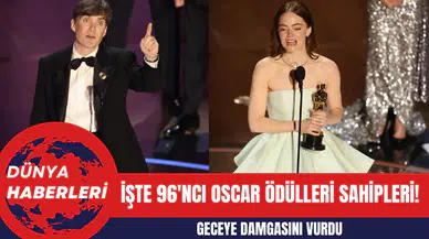 İşte 96'ncı Oscar Ödülleri Sahipleri! Geceye Damgasını Vurdu