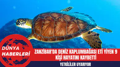 Zanzibar'da Kaplumbağa Eti Yiyen 9 Kişi Hayatını Kaybetti