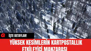 Yüksek Kesimlerin Kartpostallık Etkileyici Manzarası