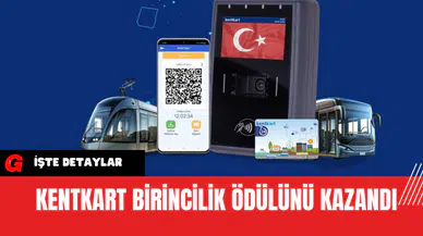 Kentkart Birincilik Ödülünü Kazandı