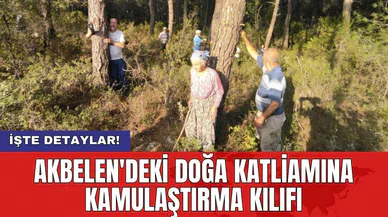 Akbelen'deki doğa katliamına kamulaştırma kılıfı