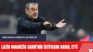 Lazio Maurizio Sarri'nin istifasını kabul etti