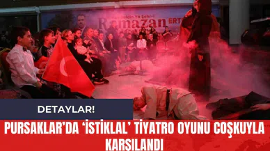 Pursaklar’da ‘İstiklal’ Tiyatro Oyunu Coşkuyla Karşılandı