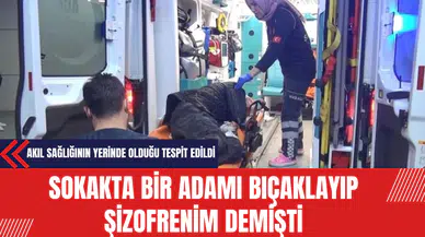 Sokakta Bir Adamı Bıçaklayıp Şizofrenim Demişti Akıl Sağlığının Yerinde Olduğu Tespit Edildi