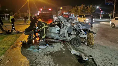 ARAÇ HURDAYA DÖNDÜ