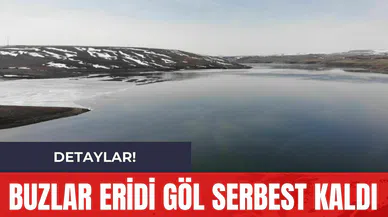 Buzlar Eridi Göl Serbest Kaldı