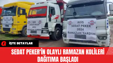 Sedat Peker'in Olaylı Ramazan Kolileri Dağıtıma Başladı