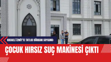Kocaeli İzmit'te Tatlıcı Dükkanı Soygunu: Çocuk Hırsız Suç Makinesi Çıktı