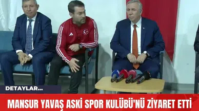 Mansur Yavaş ASKİ Spor Kulübü'nü Ziyaret Etti