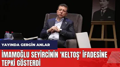 İmamoğlu seyircinin 'Keltoş' ifadelerine tepki gösterdi