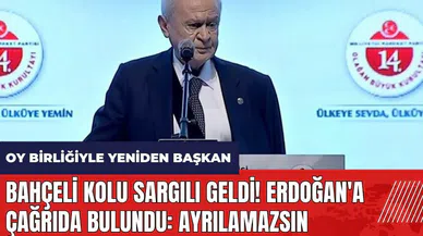 Bahçeli MHP Kurultayı'na kolu sargılı geldi! Erdoğan'a çağrıda bulundu: Ayrılamazsın
