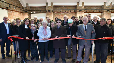 Yaşam merkezi sakinlerinden resim sergisi